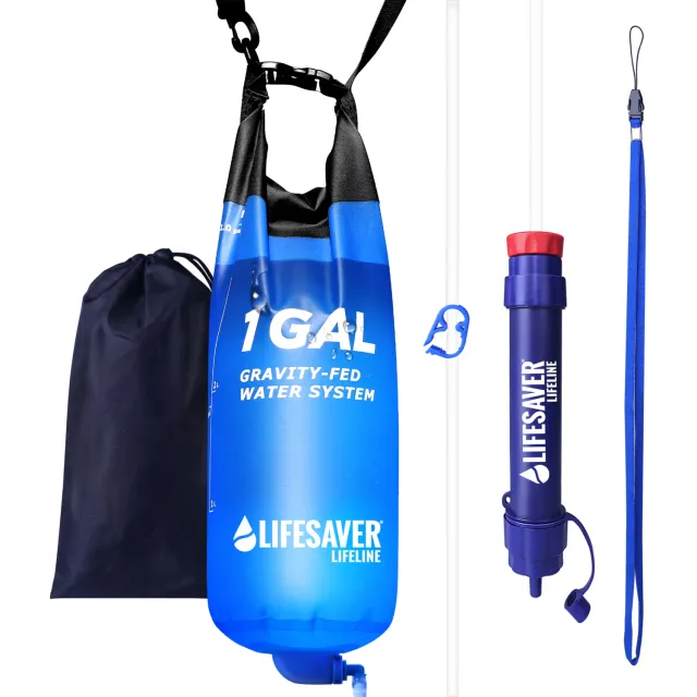 Lifesaver Lifeline waterfilter bundel met gravity bag