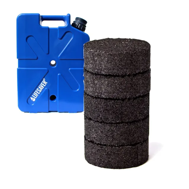 LifeSaver Jerrycan koolstoffilters actief kool 5 stuks
