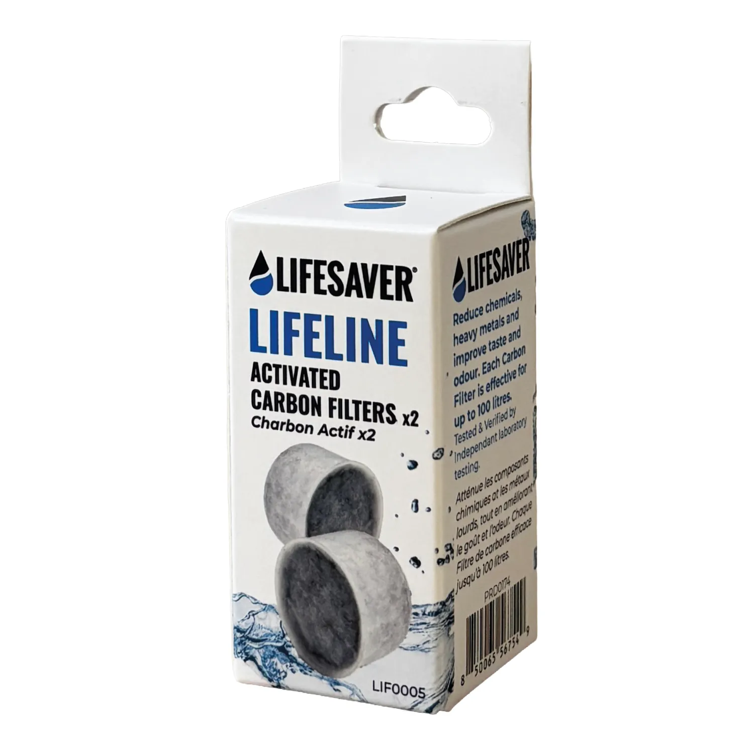 Lifesaver Lifeline Actief Koolfilter 2-pack 100 Liter