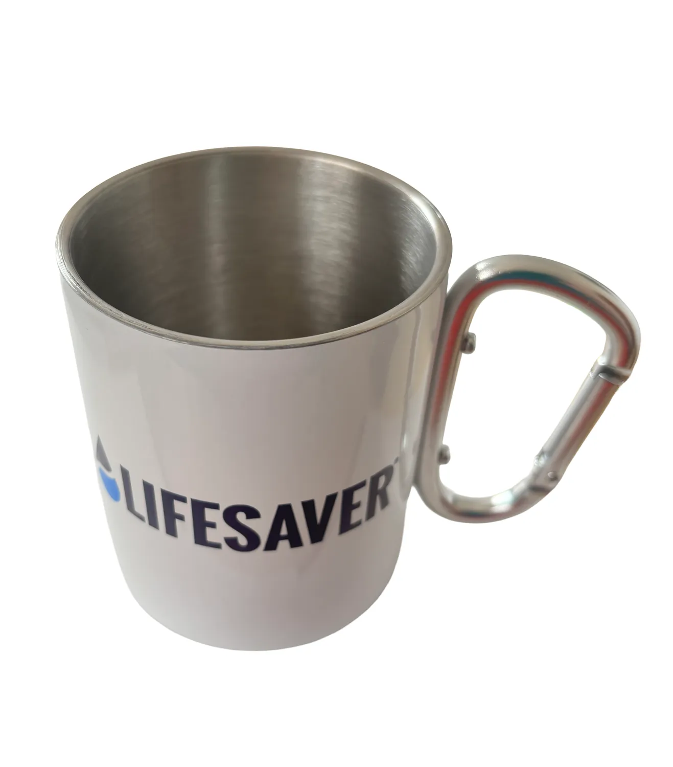 LifeSaver campingbeker rvs 280ml wit