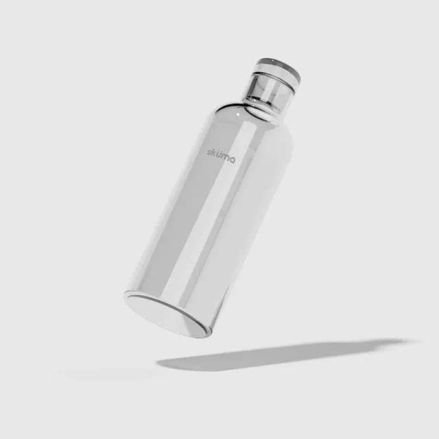 Skuma glazen fles borosilicaatglas