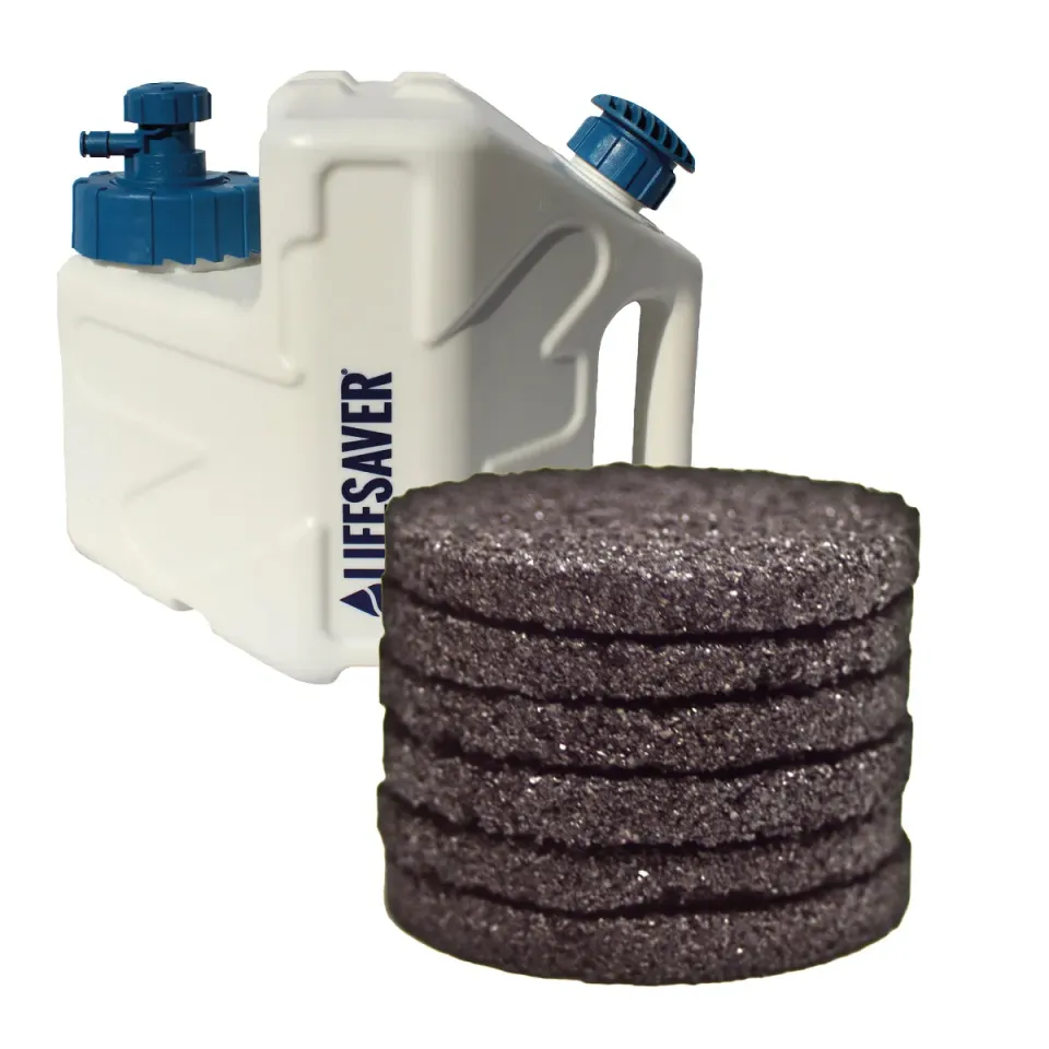 LifeSaver Cube actief koolstoffilter 6 stuks 600 liter