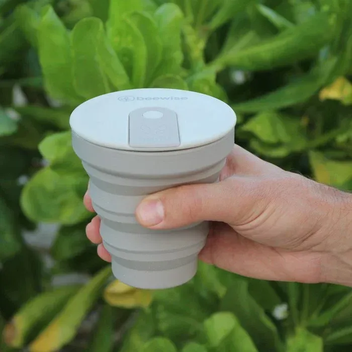 Optimaalwater siliconen reiskoffiekop