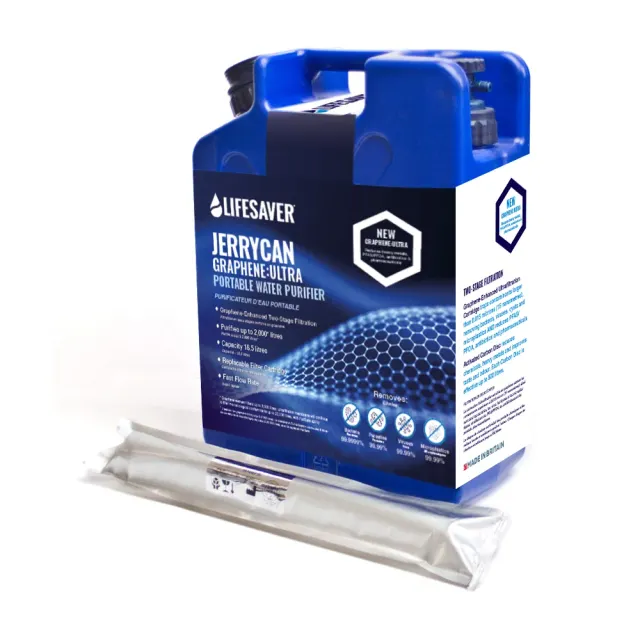 LifeSaver Jerrycan Graphene:Ultra noodpakket met vervangfilter