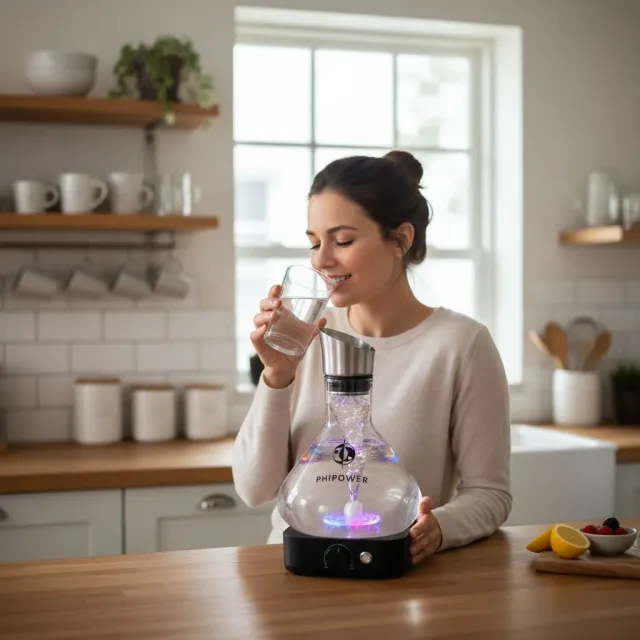 Phipower Wasservitalizer waterkaraf met licht