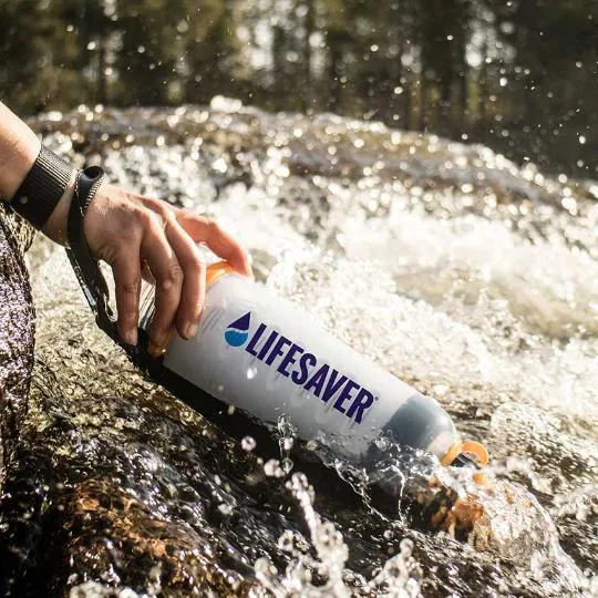 LifeSaver Bottle waterfilter fles 750 ml 6000 liter