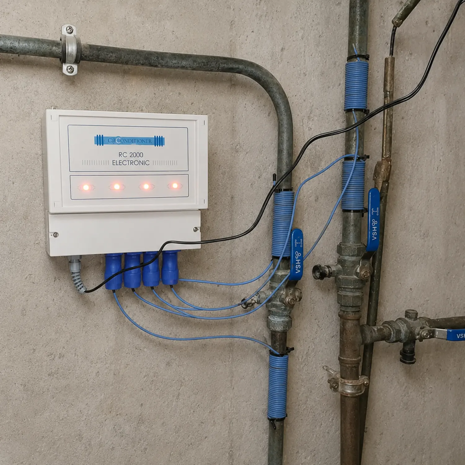 Calconditioner RC2000 Elektronische Ontkalker zonder Zout