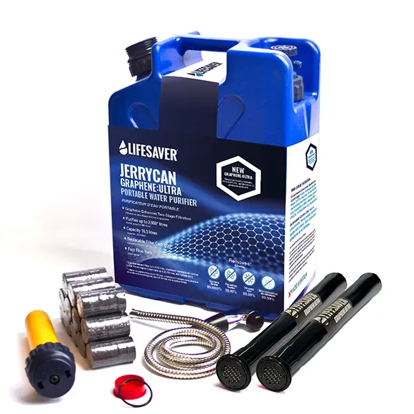 Lifesaver Jerrycan Graphene:Ultra waterfilter noodpakket
